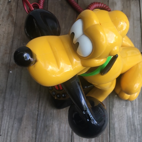 DISNEY Vintage Pluto Talking Telephone Push Button Phone Decor - Picture 11 of 12